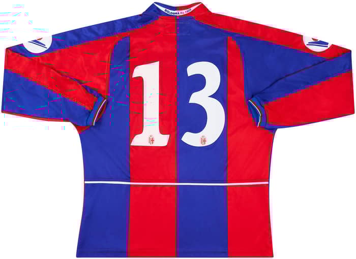 2004-05 Bologna Primavera Match Issue Home L/S Shirt #13