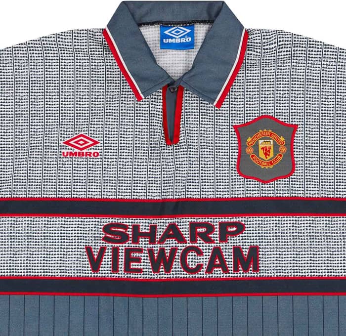 1995-96 Manchester United Away Shirt - 8/10 - (Y)