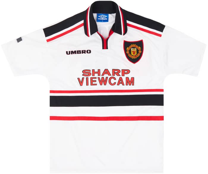 1997-99 Manchester United Away Shirt - 8/10 - (Y)