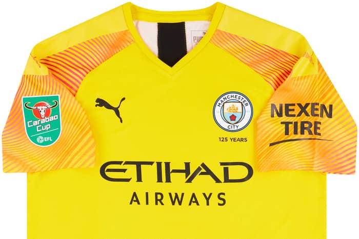 2019-20 Manchester City Match Issue GK Shirt Ederson M. #31