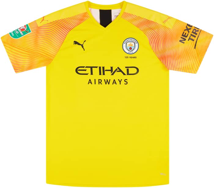 2019-20 Manchester City Match Issue GK Shirt Ederson M. #31