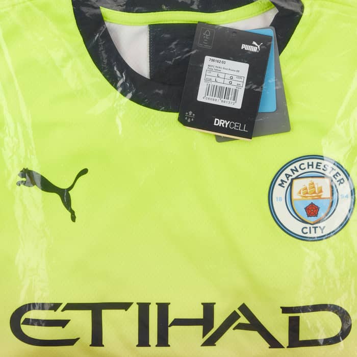 2019-20 Manchester City Player Issue Third Shirt