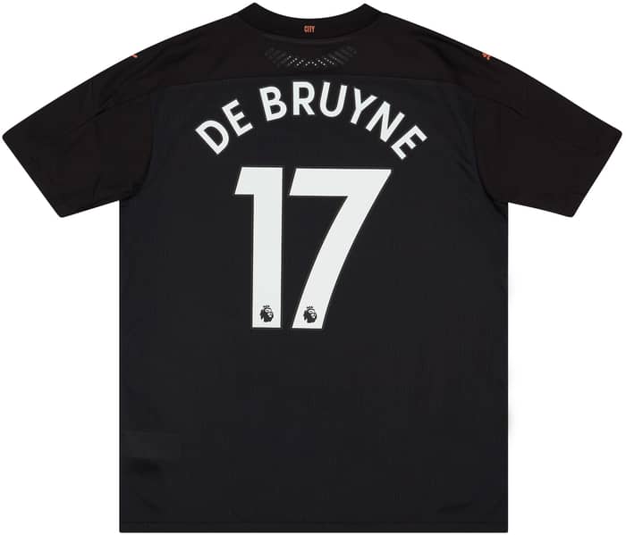 2020-21 Manchester City Player Issue Away Shirt de Bruyne #17