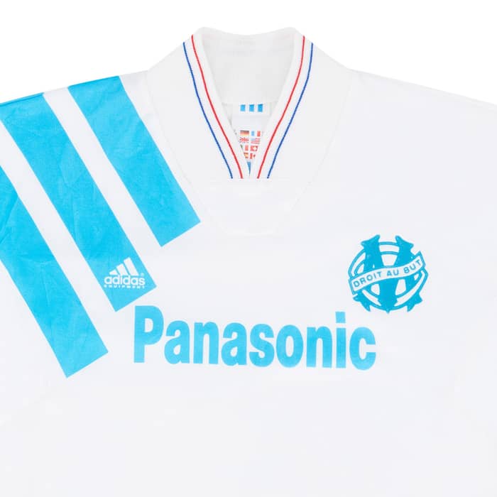 1991-92 Olympique Marseille Home L/S Shirt - 8/10 - (XS)