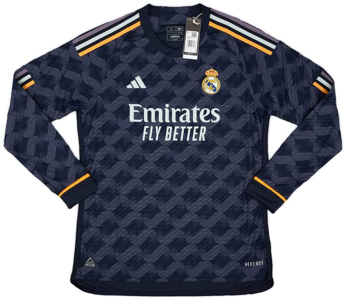 2023-24 Real Madrid Authentic Away L/S Shirt Bellingham #5