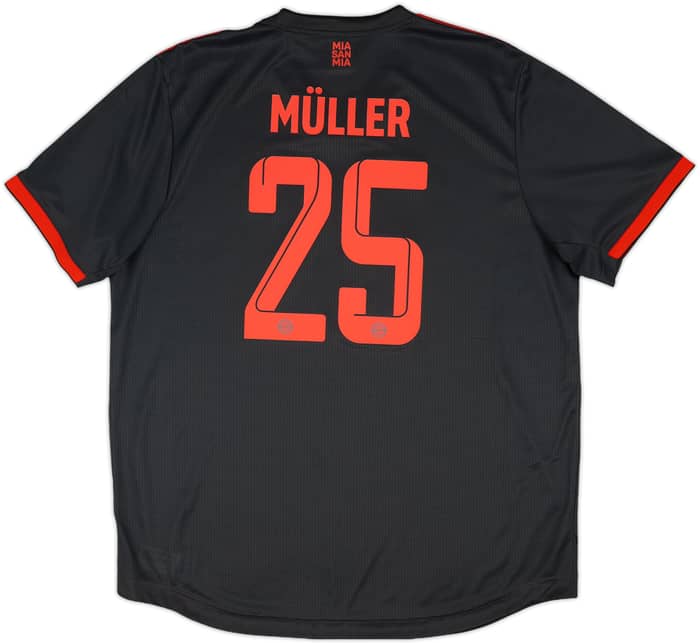 2022-23 Bayern Munich Authentic Third Shirt Muller #25 - 10/10 - (XL)