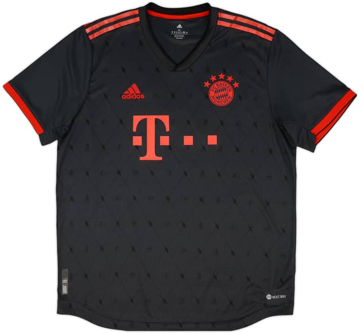 2022-23 Bayern Munich Authentic Third Shirt Muller #25 - 10/10 - (XL)