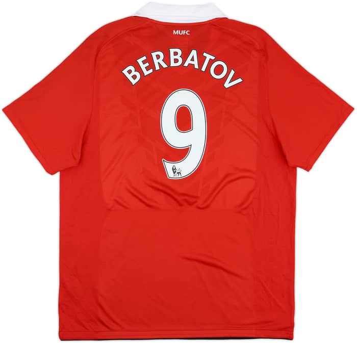 2010-11 Manchester United Home Shirt Berbatov #9 (XL)