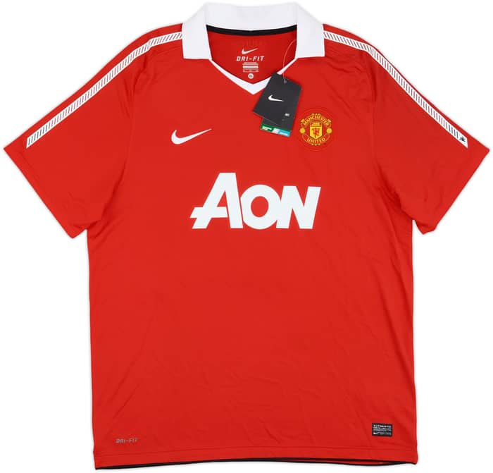 2010-11 Manchester United Home Shirt Berbatov #9 (XL)