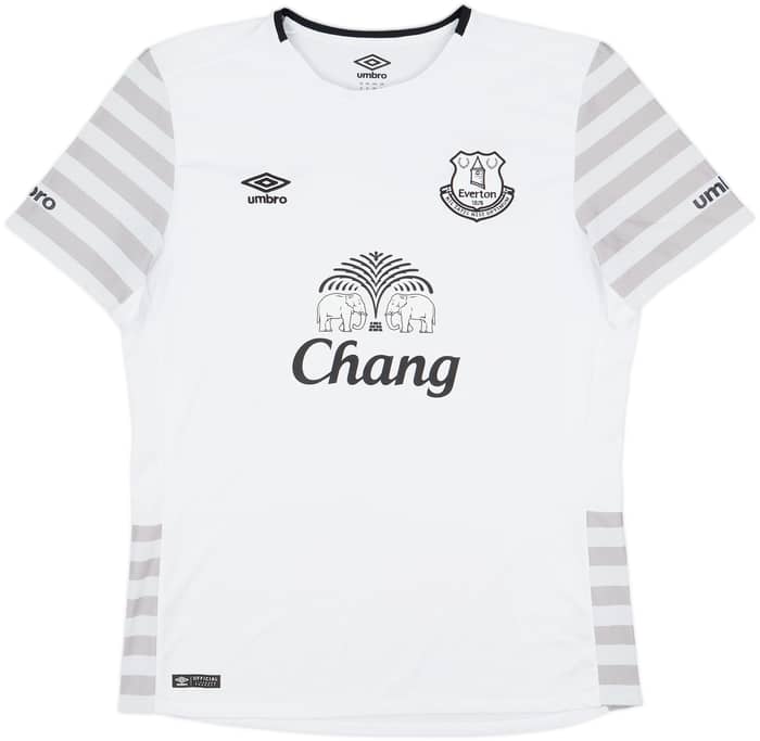2015-16 Everton Away Shirt Oviedo #8 - 9/10 - (XL)