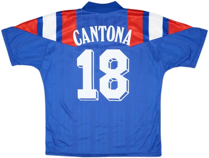 1992-94 France Home Shirt Cantona #18 - 7/10 - (L)