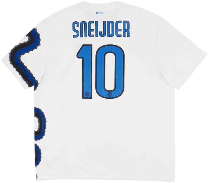2010-11 Inter Milan Away Shirt Sneijder #10 - 6/10 - (XXL)