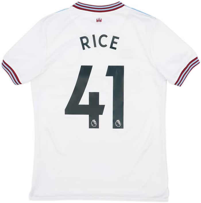 2019-20 West Ham Away Shirt Rice #41 - 7/10 - (M)