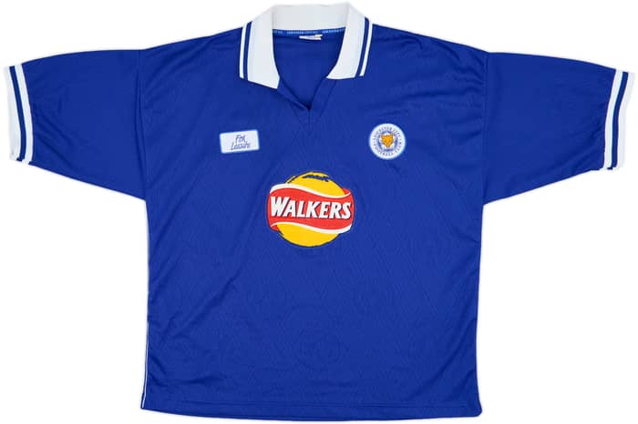 1998-00 Leicester Home Shirt Savage #14 - 9/10 - (XL)