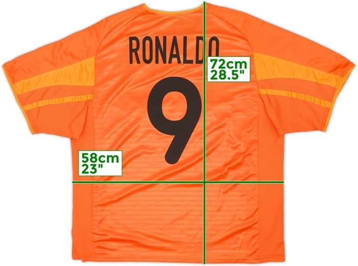 2001-02 Inter Milan Third Shirt Ronaldo #9 - 8/10 - (XL)