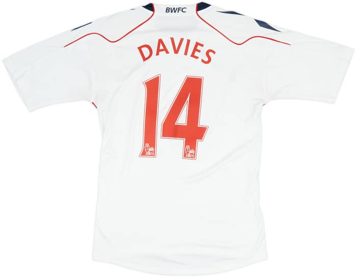 2010-11 Bolton Home Shirt Davies #14 - 7/10 - (S)