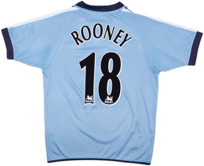 2003-04 Everton Third Shirt Rooney #18 - 6/10 - (L)