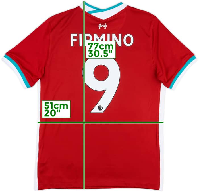 2020-21 Liverpool Home Shirt Firmino #9 - 8/10 - (M)