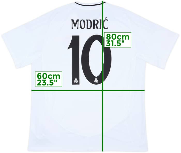 2024-25 Real Madrid Home Shirt Modric #10 (XL)