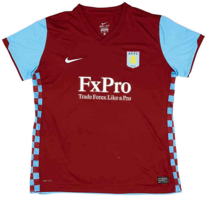 2010-11 Aston Villa Home Shirt - 7/10 - (XL.Boys)