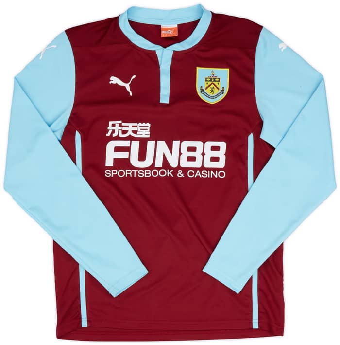 2014-15 Burnley L/S Home Shirt - 7/10 - (M)