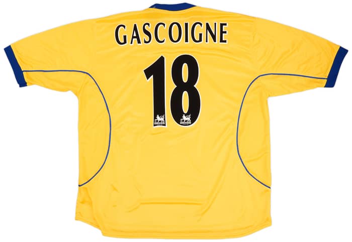 2000-01 Everton Away Shirt Gascoigne #18 - 8/10 - (XL)