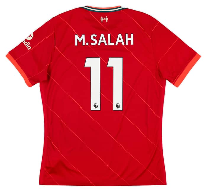 2021-22 Liverpool Home Shirt M.Salah #11