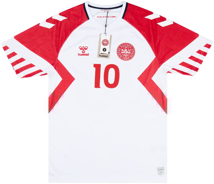 2023-24 Denmark Away Shirt Eriksen #10