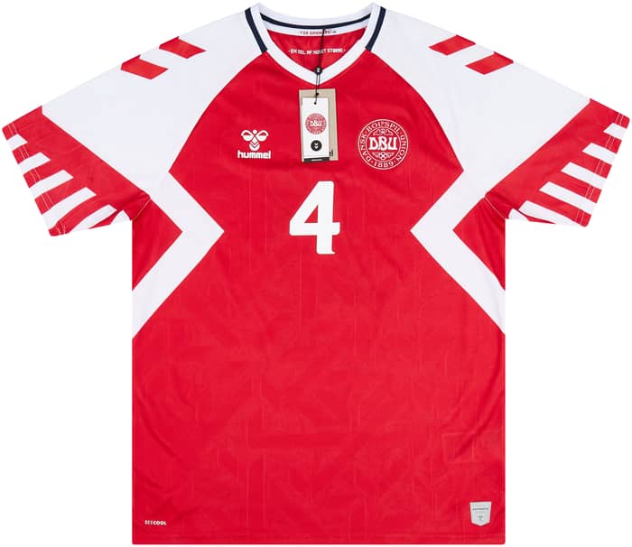 2023-24 Denmark Home Shirt Kjaer #4