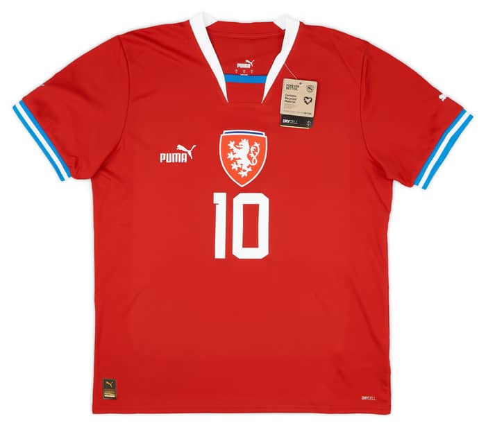 2022-23 Czech Republic Home Shirt Schick #10