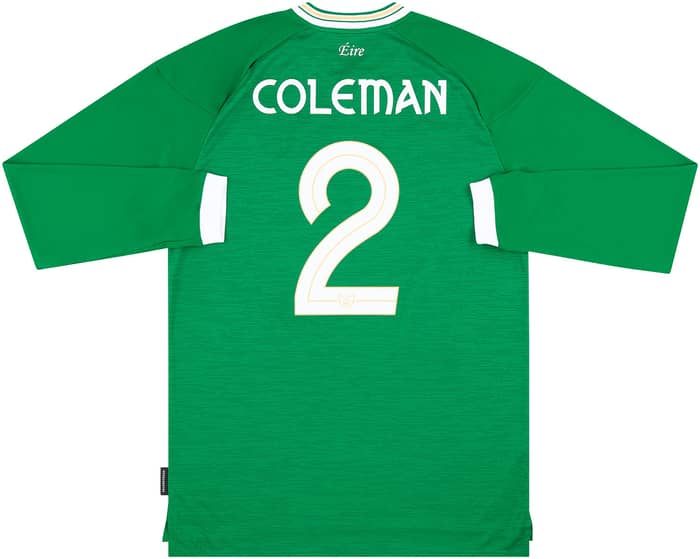 2020-21 Ireland Home L/S Shirt Coleman #2