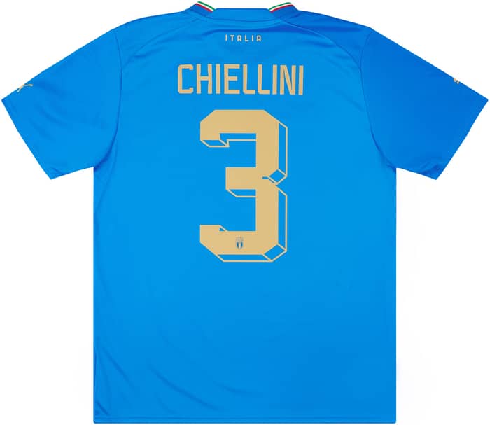 2022-23 Italy Home Shirt Chiellini #3