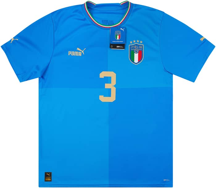 2022-23 Italy Home Shirt Chiellini #3
