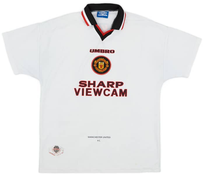 1996-97 Manchester United Away Shirt Beckham #10