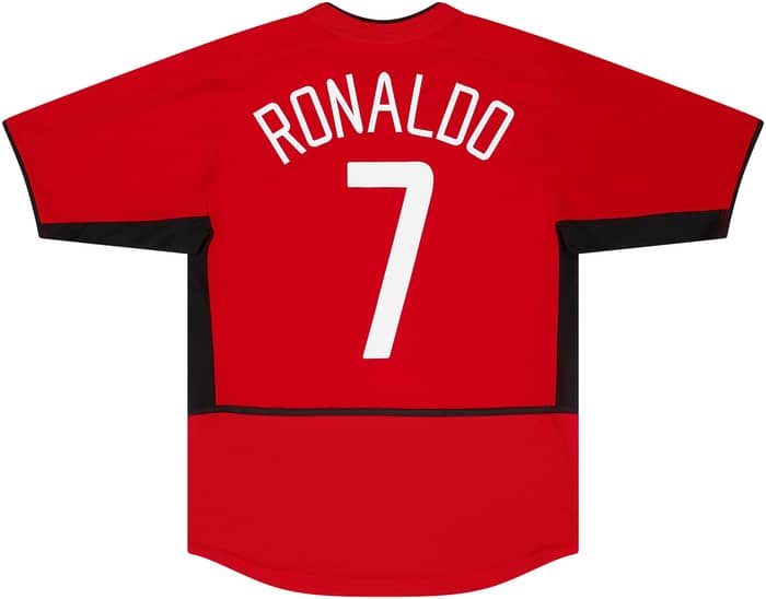 2002-04 Manchester United Home Shirt Ronaldo #7