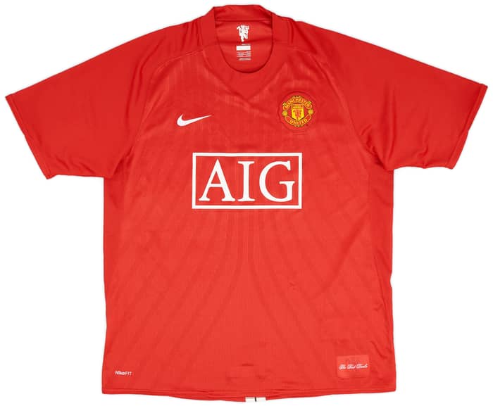 2007-08 Manchester United CL Home Shirt Ronaldo #7