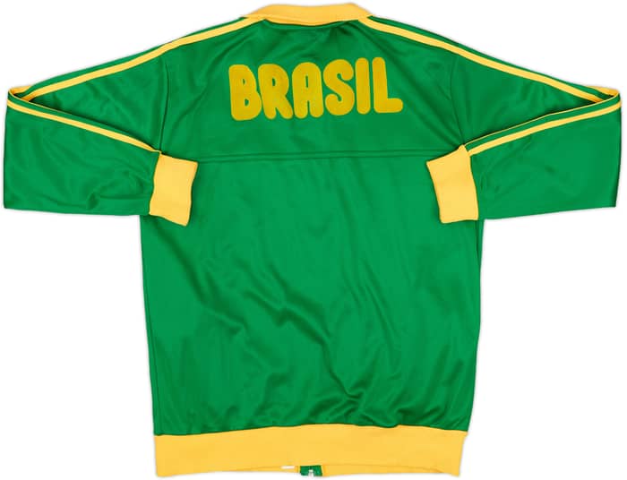 2010-11 Brazil adidas Originals Retro Track Jacket - 8/10 - (XL)