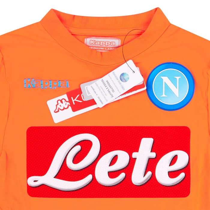 2016-17 Napoli Authentic GK Home S/S Shirt
