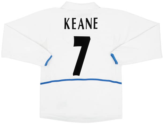 2002-03 Leeds United Home L/S Shirt Keane #7 - 7/10 - (S)
