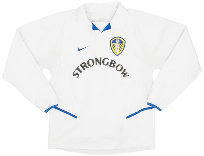2002-03 Leeds United Home L/S Shirt Keane #7 - 7/10 - (S)