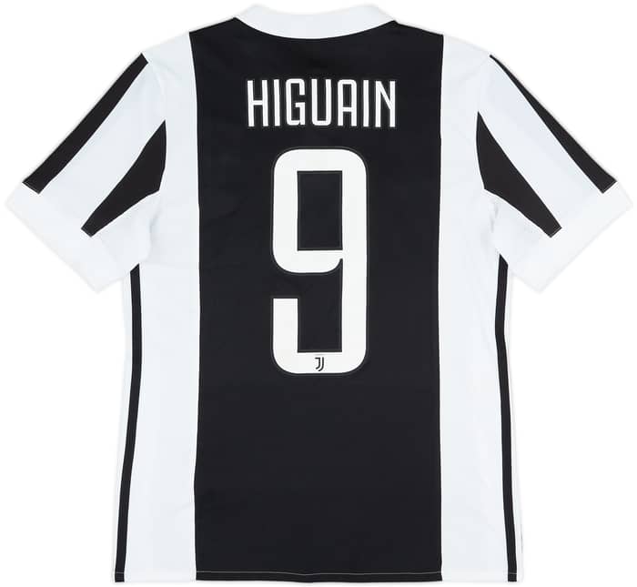 2017-18 Juventus Home Shirt Higuain #9 - 9/10 - (L.Boys)