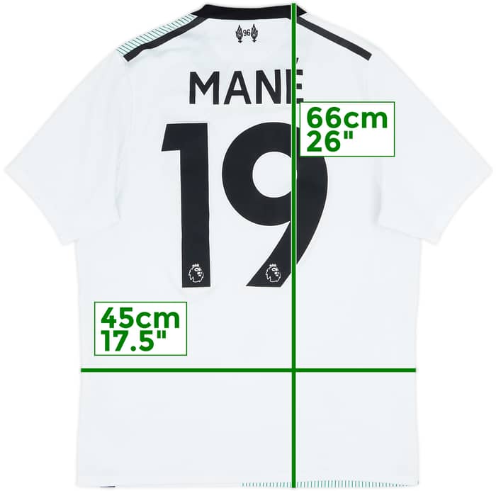 2017-18 Liverpool Away Shirt Mane #19 - 8/10 - (XL.Boys)