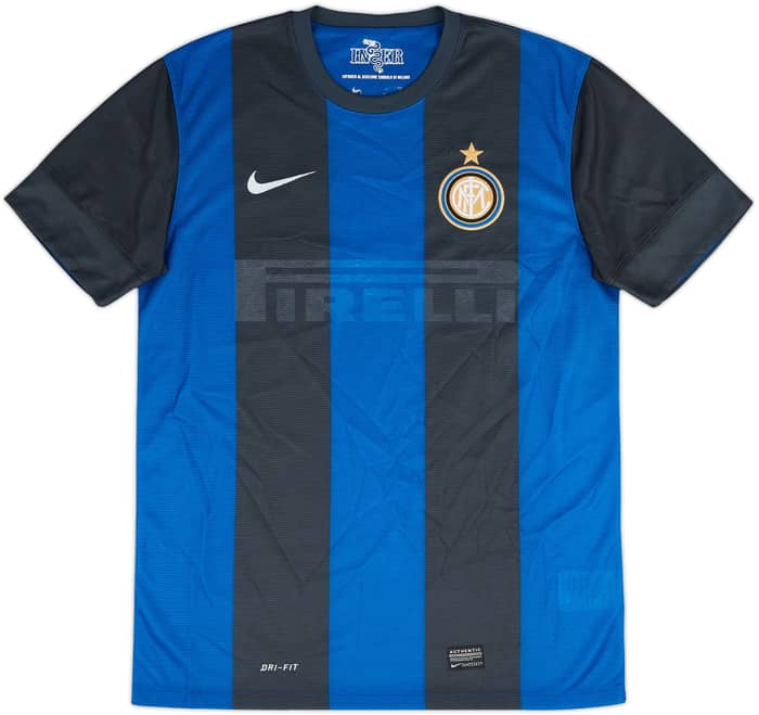 2012-13 Inter Milan Home Shirt - 4/10 - (M)
