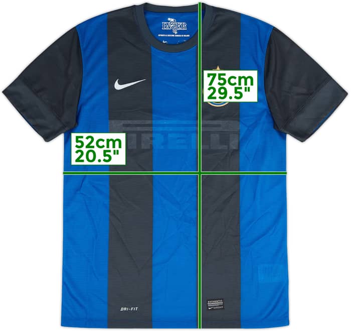2012-13 Inter Milan Home Shirt - 4/10 - (M)