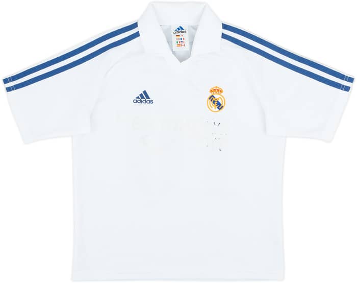 2001-02 Real Madrid Home Shirt Figo #10 - 4/10 - (S.Boys)