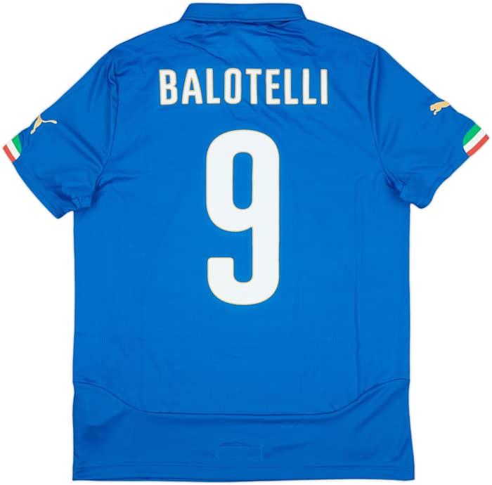 2014-15 Italy Home Shirt Balotelli #9 (XL.Boys)