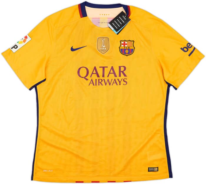 2015-16 Barcelona Authentic Away Shirt Messi #10 (XXL)