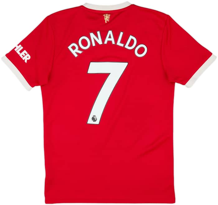 2021-22 Manchester United Home Shirt Ronaldo #7 - 7/10 - (S)