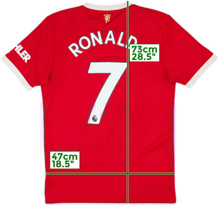 2021-22 Manchester United Home Shirt Ronaldo #7 - 7/10 - (S)
