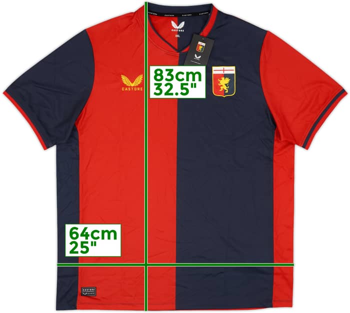 2022-23 Genoa Home Shirt (XXL)
